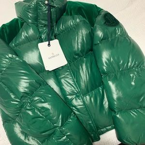 Brand New Forest Green Moncler Jacket